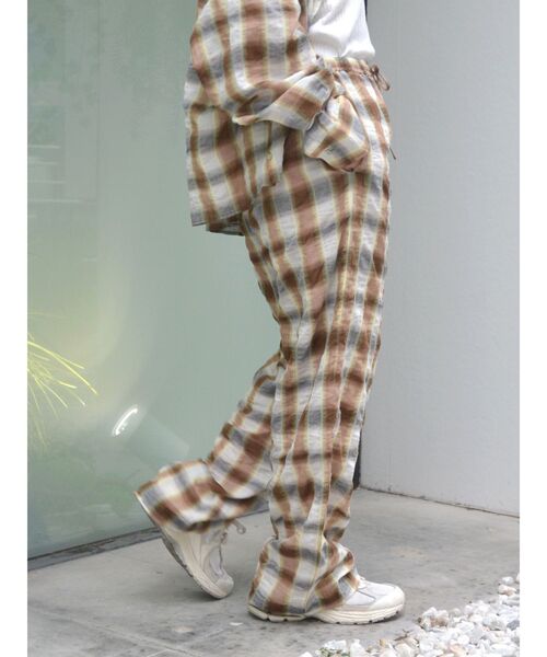 Ungrid（アングリッド）の「チェックラフパンツ（その他パンツ・レディース・ブルー/オレンジ・FREE）」の11枚目の写真