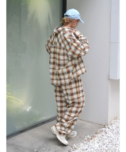 Ungrid（アングリッド）の「チェックラフパンツ（その他パンツ・レディース・ブルー/オレンジ・FREE）」の13枚目の写真