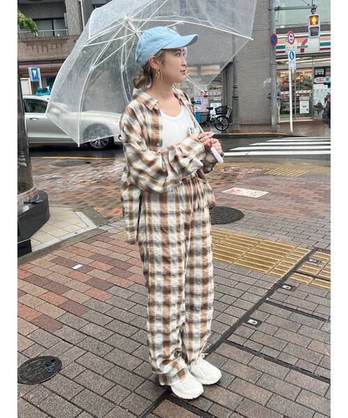 Ungrid（アングリッド）の「チェックラフパンツ（その他パンツ・レディース・ブルー/オレンジ・FREE）」の14枚目の写真