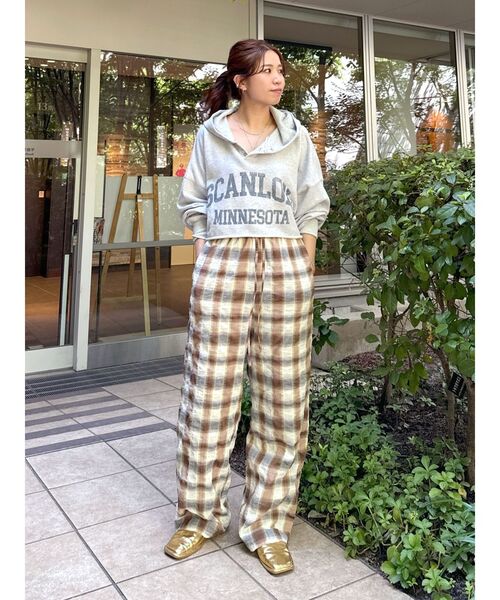 Ungrid（アングリッド）の「チェックラフパンツ（その他パンツ・レディース・ブルー/オレンジ・FREE）」の16枚目の写真