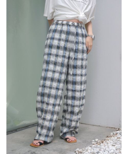 Ungrid（アングリッド）の「チェックラフパンツ（その他パンツ・レディース・ブルー/オレンジ・FREE）」の19枚目の写真