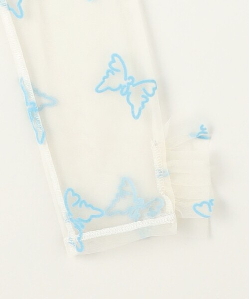 PoI（ポイ）の「＜PoI＞TULLE BUTTERFLY カットソー（Tシャツ/カットソー・レディース・ライトブルー/ブラック・FREE）」の5枚目の写真