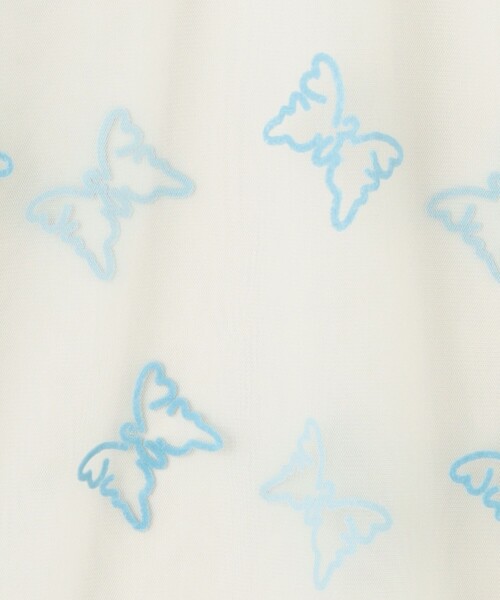 PoI（ポイ）の「＜PoI＞TULLE BUTTERFLY カットソー（Tシャツ/カットソー・レディース・ライトブルー/ブラック・FREE）」の7枚目の写真