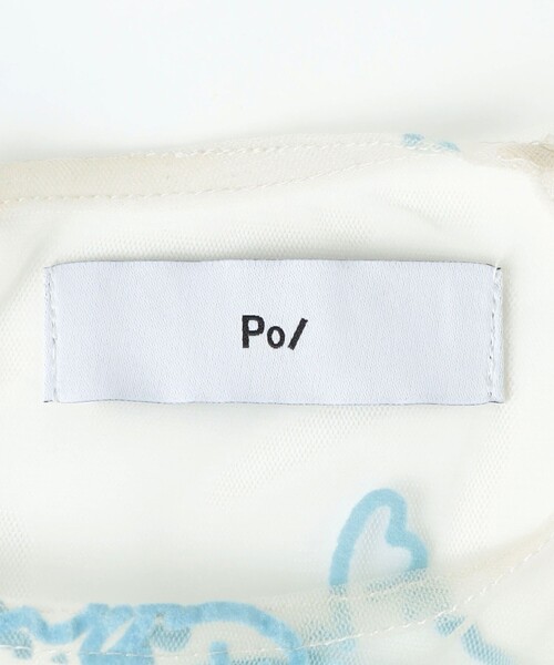 PoI（ポイ）の「＜PoI＞TULLE BUTTERFLY カットソー（Tシャツ/カットソー・レディース・ライトブルー/ブラック・FREE）」の11枚目の写真