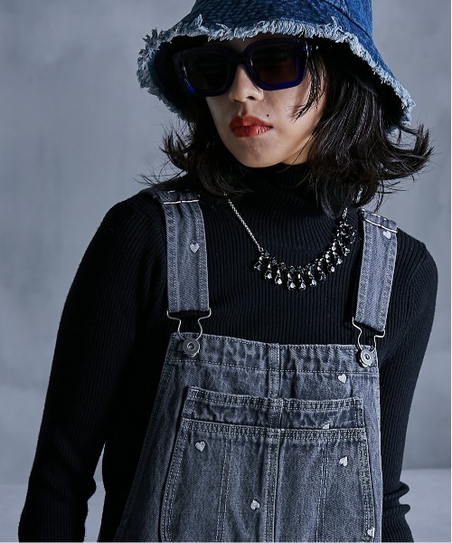 GEVS.(ジェイヴィス)の「ロングスリーブリブタートルニット <大きいサイズ有>GEVS.(ニット/セーター・レディース・オレンジ/ブルー/ブラック・LL/L/M/5L/4L/3L)」の20枚目の写真