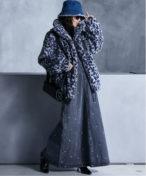 GEVS.(ジェイヴィス)の「ロングスリーブリブタートルニット <大きいサイズ有>GEVS.(ニット/セーター・レディース・オレンジ/ブルー/ブラック・LL/L/M/5L/4L/3L)」の13枚目の写真