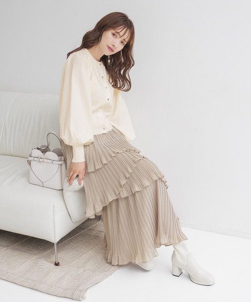 mysty woman（ミスティウーマン）の「スパンコールラメ2WAYプルオーバー　152004（カーディガン/ボレロ・レディース・ブラック/ライトブルー/オフホワイト・FREE）」の12枚目の写真