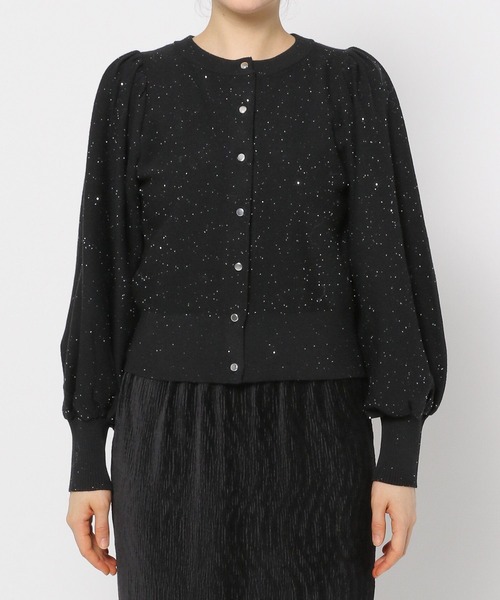 mysty woman（ミスティウーマン）の「スパンコールラメ2WAYプルオーバー　152004（カーディガン/ボレロ・レディース・ブラック/ライトブルー/オフホワイト・FREE）」の16枚目の写真