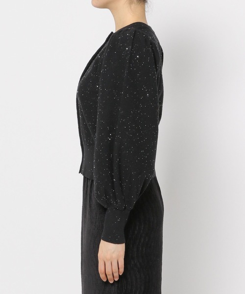 mysty woman（ミスティウーマン）の「スパンコールラメ2WAYプルオーバー　152004（カーディガン/ボレロ・レディース・ブラック/ライトブルー/オフホワイト・FREE）」の17枚目の写真