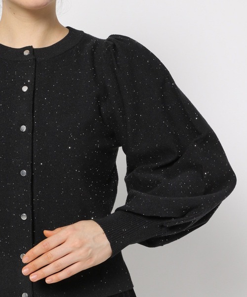 mysty woman（ミスティウーマン）の「スパンコールラメ2WAYプルオーバー　152004（カーディガン/ボレロ・レディース・ブラック/ライトブルー/オフホワイト・FREE）」の20枚目の写真