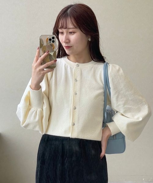 mysty woman（ミスティウーマン）の「スパンコールラメ2WAYプルオーバー　152004（カーディガン/ボレロ・レディース・ブラック/ライトブルー/オフホワイト・FREE）」の13枚目の写真