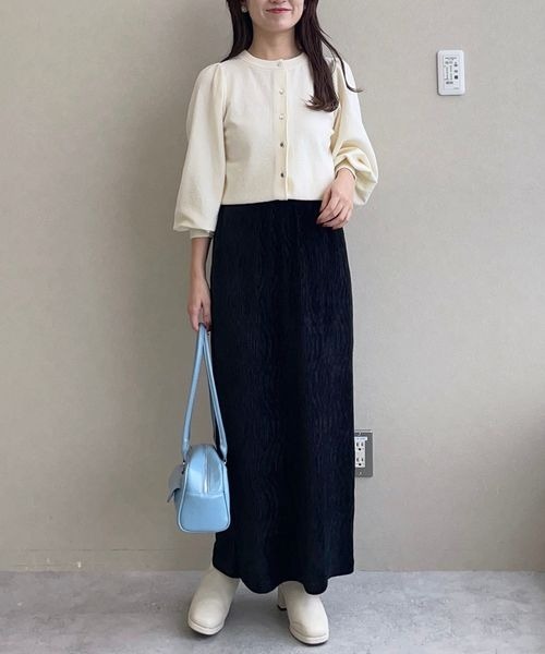 mysty woman（ミスティウーマン）の「スパンコールラメ2WAYプルオーバー　152004（カーディガン/ボレロ・レディース・ブラック/ライトブルー/オフホワイト・FREE）」の14枚目の写真