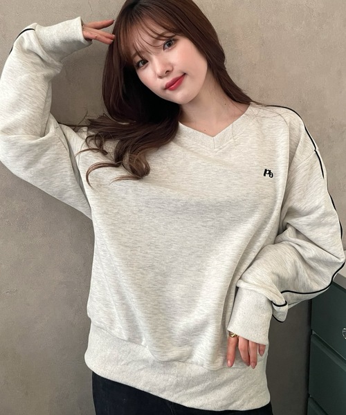 【kolor 23 AW】 Vネック スウェット　美品 kolor 23aw スウェット takatoさん着用 サイレント様専用 - メルカリ