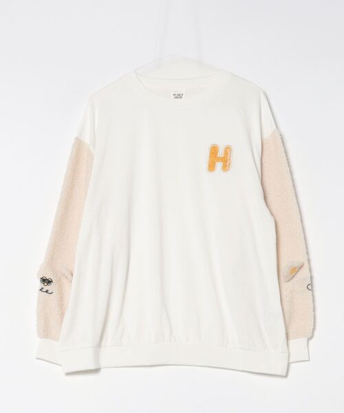 【Hi Hey Hoooo/ハイヘイホー】袖アニマルロンT アニマルシリーズ（Tシャツ/カットソー）｜JEANS MATE（ジーンズメイト）