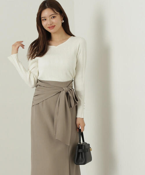 ニット セーター ハートカットアイレットリブニット / 1214270002 レディース PROPORTION BODY DRESSING（プロポーションボディドレッシング