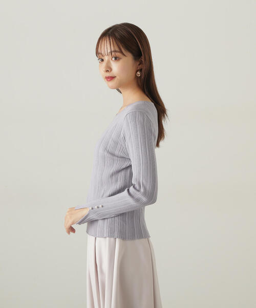 ニット セーター ハートカットアイレットリブニット / 1214270002 レディース PROPORTION BODY DRESSING（プロポーションボディドレッシング