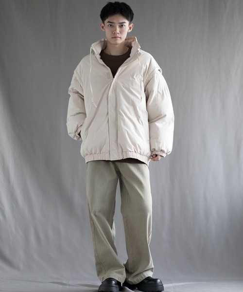 aimoha(アイモハ)の「【aimoha neo】2 Way Spectrum Windproof Puffer Jacket(ダウンジャケット/コート・メンズ・パープル/グリーン/ブラック/ライトベージュ・MEDIUM/LARGE/X-LARGE/XX-LARGE/XXX-LARGE)」の18枚目の写真