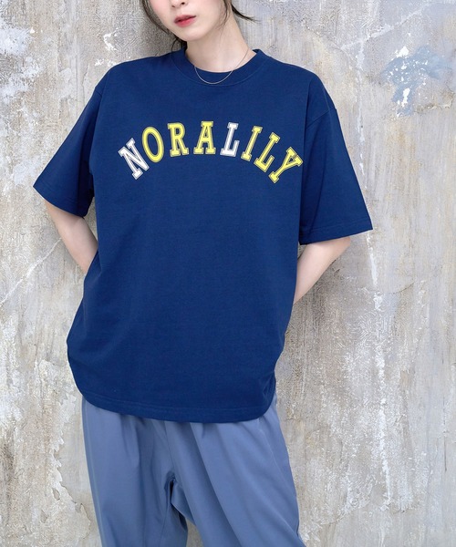 【Nora Lily】NL College Logo T-Shirt(UNISEX)（Tシャツ/カットソー）｜Nora Lily（ノラリリー） 6,006円