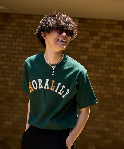 セール】【Nora Lily】NL College Logo T-Shirt(UNISEX)（Tシャツ