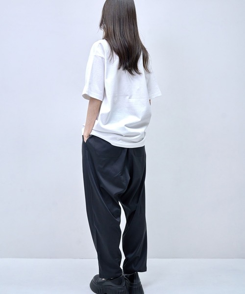 Nora Lily(ノラリリー)の「【Nora Lily】NL College Logo T-Shirt(UNISEX)(Tシャツ/カットソー・メンズ・ホワイト/ダークグリーン/ネイビー・LARGE)」の18枚目の写真
