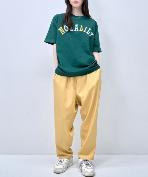 Nora Lily(ノラリリー)の「【Nora Lily】NL College Logo T-Shirt(UNISEX)(Tシャツ/カットソー・メンズ・ホワイト/ダークグリーン/ネイビー・LARGE)」の13枚目の写真