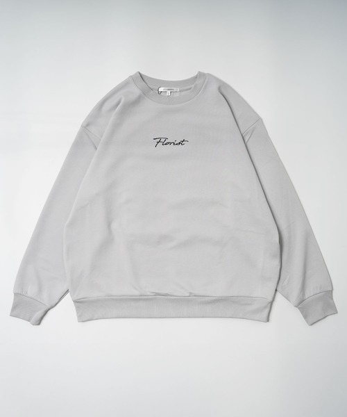 フラワーグラフィック オーガンジーPT スウェット / Flower Graphic Organza Punch Sweatshirt（スウェット）｜1111clothing（ワンフォークロージング）