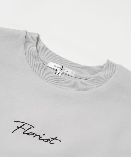 フラワーグラフィック オーガンジーPT スウェット / Flower Graphic Organza Punch Sweatshirt（スウェット）｜1111clothing（ワンフォークロージング）