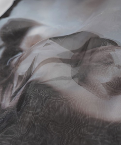 フラワーグラフィック オーガンジーPT スウェット / Flower Graphic Organza Punch Sweatshirt（スウェット）｜1111clothing（ワンフォークロージング）