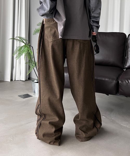 sedacle(セダクル)の「インサイドアウトデニム(デニムパンツ・メンズ・インディゴブルー/ブラウン/ブラック・SMALL/MEDIUM/LARGE)」の17枚目の写真