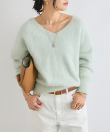 RIVE DROITE | 予約【やわらかな肌触り】ファーヤーン2WAYニット(ニット/セーター)