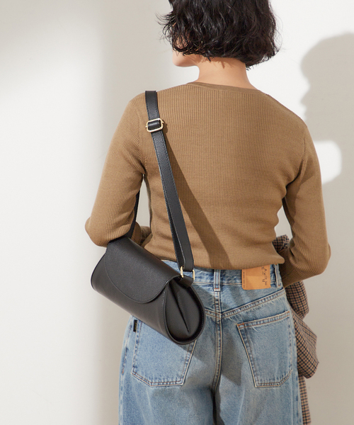 journal standard L'essage(ジャーナルスタンダードレサージュ)の「リブカーディガン(カーディガン/ボレロ・レディース・グレー/キャメル/ネイビー・FREE)」の14枚目の写真