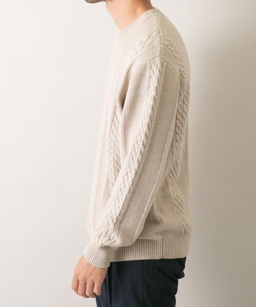 セール】『WEB限定』『XLサイズあり』メリノウールケーブルニット