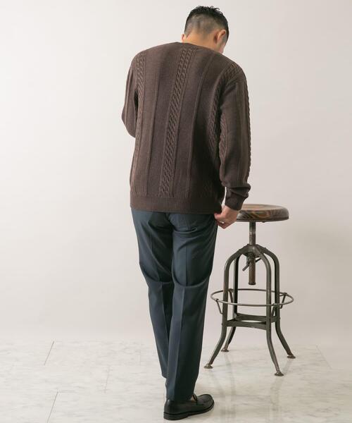 セール】『WEB限定』『XLサイズあり』メリノウールケーブルニット