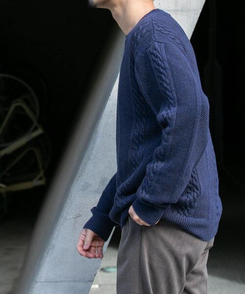 セール】『WEB限定』『XLサイズあり』メリノウールケーブルニット