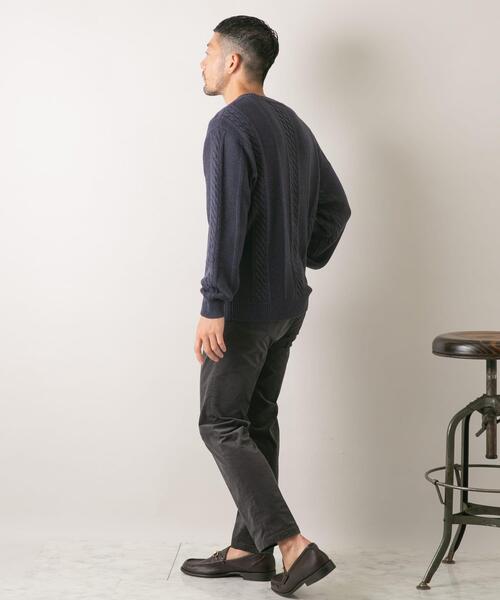 セール】『WEB限定』『XLサイズあり』メリノウールケーブルニット