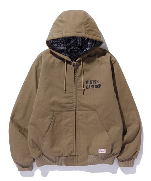 24aw XLARGE Mister Cartoon ワーク ジャケット XL XLARGE(エクストララージ)の「XLARGE×Mister Cartoon HOODED