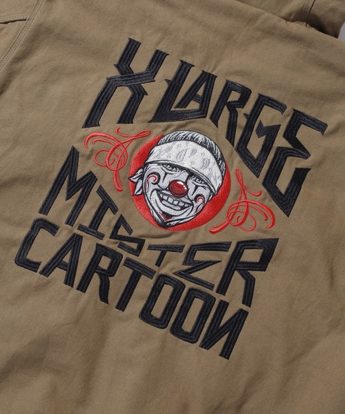XLARGE×Mister Cartoon HOODED WORK JACKET XLARGE（エクストララージ）の「XLARGE×Mister Cartoon HOODED