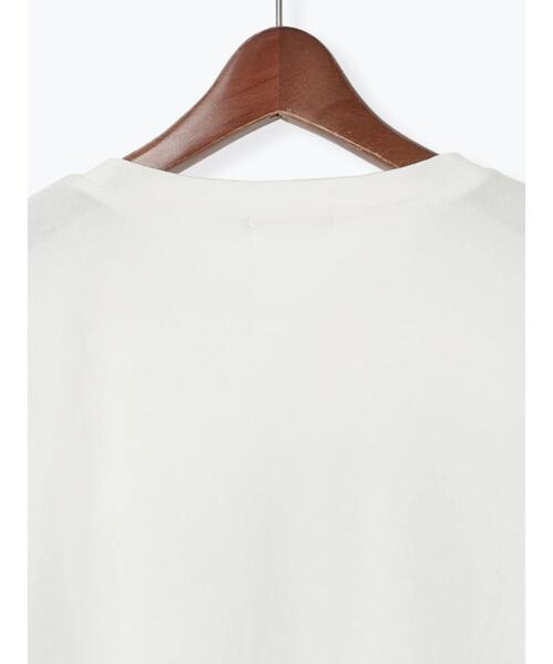 Te chichi（テチチ）の「【貴島明日香コラボ】フリルコンビトップス（Tシャツ/カットソー・レディース・サックスブルー/オフホワイト/チャコールグレー・F）」の18枚目の写真