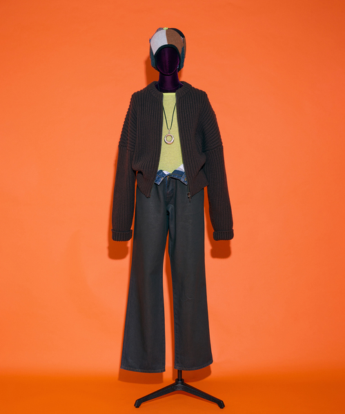 CITYSHOP（シティーショップ）の「THE MOOD ジップアップ ニット