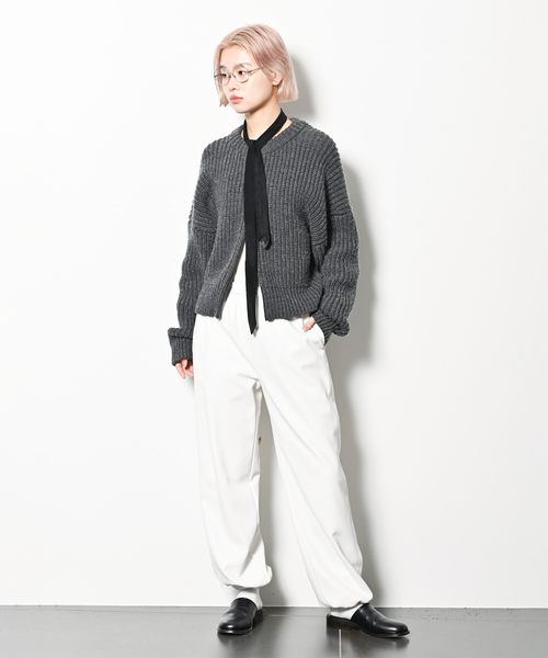 CITYSHOP（シティーショップ）の「THE MOOD ジップアップ ニット