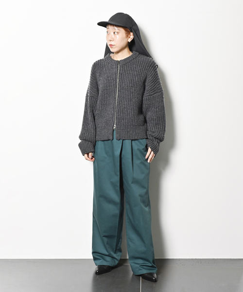 CITYSHOP シティーショップ　ブラックラックニットカーディガン CITYSHOP シティーショップ ブラックラックニットカーディガン