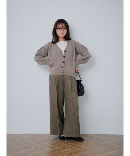 アシメタックベロアトップス | 小柄・低身長女性向け