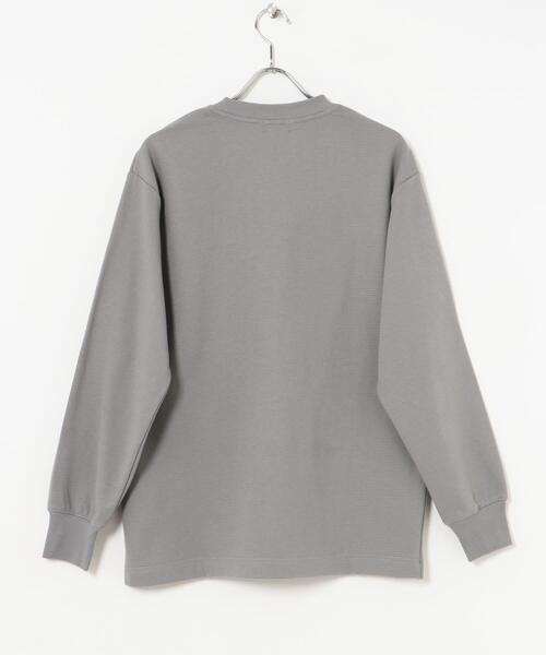 ITEMS URBANRESEARCH(アイテムズ アーバンリサーチ)の「裏起毛 クルーネックワッフルプルオーバー(スウェット・メンズ・ブラック/オフホワイト/グレー・MEDIUM/LARGE)」の14枚目の写真