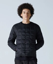 TAION | 【TAION/タイオン】クルーネックボタン インナーダウンジャケット UNISEX/ユニセックス(ダウンジャケット/コート)