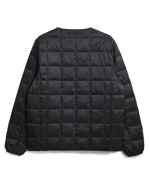 TAION/タイオン】クルーネックボタン インナーダウンジャケット UNISEX