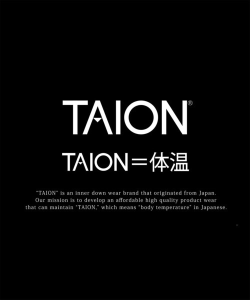 TAION（タイオン）の「【TAION/タイオン】クルーネックボタン インナーダウンジャケット UNISEX/ユニセックス（ダウンジャケット/コート・メンズ・ブラック/チャコールグレー/グレー・M/L/XL/XXL/XXXL(150)）」の16枚目の写真
