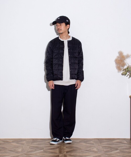 TAION（タイオン）の「【TAION/タイオン】クルーネックボタン インナーダウンジャケット UNISEX/ユニセックス（ダウンジャケット/コート・メンズ・ブラック/チャコールグレー/グレー・M/L/XL/XXL/XXXL(150)）」の17枚目の写真