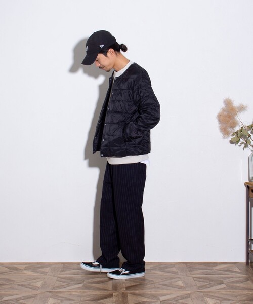 TAION（タイオン）の「【TAION/タイオン】クルーネックボタン インナーダウンジャケット UNISEX/ユニセックス（ダウンジャケット/コート・メンズ・ブラック/チャコールグレー/グレー・M/L/XL/XXL/XXXL(150)）」の18枚目の写真