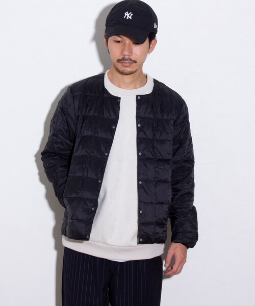 TAION（タイオン）の「【TAION/タイオン】クルーネックボタン インナーダウンジャケット UNISEX/ユニセックス（ダウンジャケット/コート・メンズ・ブラック/チャコールグレー/グレー・M/L/XL/XXL/XXXL(150)）」の19枚目の写真