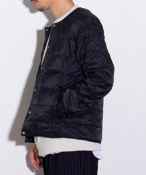 TAION（タイオン）の「【TAION/タイオン】クルーネックボタン インナーダウンジャケット UNISEX/ユニセックス（ダウンジャケット/コート・メンズ・ブラック/チャコールグレー/グレー・M/L/XL/XXL/XXXL(150)）」の20枚目の写真